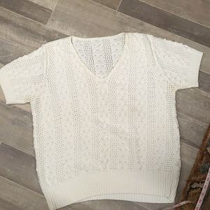White sweater no tags xl🛍🛍